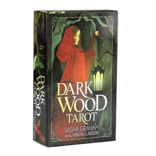 Tarot Deck, Tarotkarten aus dunklem Holz, 78 Tarotkarten Karten Tarot Card, Tarotkarten, Tarot Karten Set, Tarot Karten für Anfänger, Die Sich für Zusammenkünfte Freunden Eignet von LDDYKZY