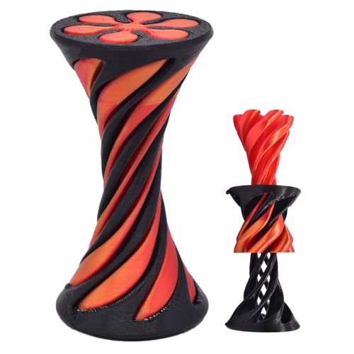 Unmögliche Pyramide Durchgang Skulptur 3D Gedruckte Spirale Kegel Spielzeug Mini Vortex Thread Illusion 3D Gedruckte Spirale Kegel Spielzeug Desktop Deco Zylinder von LDDYKZY