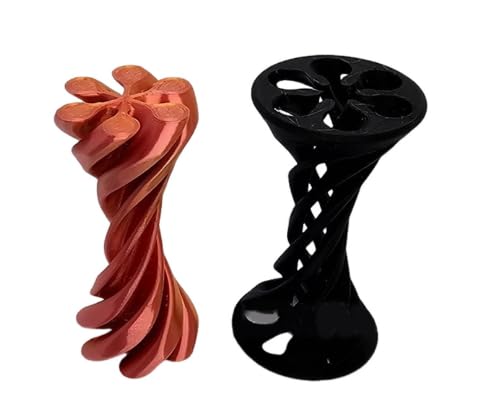 Unmögliche Pyramide Durchgang Skulptur 3D Gedruckte Spirale Kegel Spielzeug Mini Vortex Thread Illusion 3D Gedruckte Spirale Kegel Spielzeug Desktop Deco Zylinder von LDDYKZY