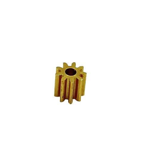 LDHNFBYV 0,5 Modul 8T 9T 10T 12T 14T Metall Kupfer Messing Zahnrad Ritzel Getriebe Getriebe Fit Motor 2mm 2,3mm 3,17mm Welle DIY RC Spielzeug Auto(10T 2mm) von LDHNFBYV