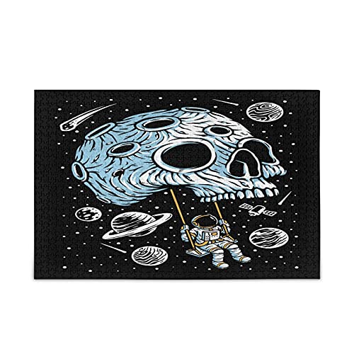 Swing Skull Planet Puzzles 500 1000 Teile für Erwachsene Spielzeug Puzzle Spiel für Mädchen(Jedes Foto kann individuell angepasst Werden) Spielen von LDIYEU