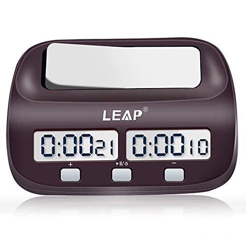 LEAP Digitale Multifunktions - Display Schachuhr Count Up Down Timer elektronische Brettspiel -Wettbewerb Clock Gift Box von LEAP