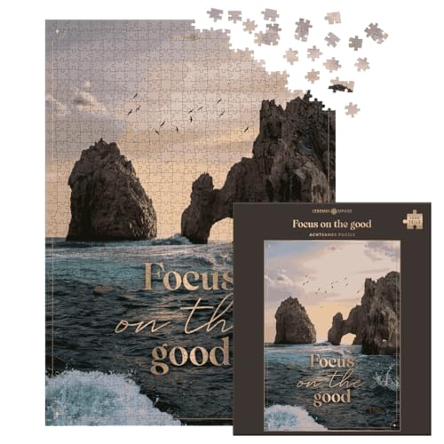 Lebenskompass® Puzzle 1000 Teile - Meer - Großes Puzzle für Erwachsene und Kinder ab 14 Jahren Erwachsenenpuzzle mit kräftigen Farben von LEBENSKOMPASS