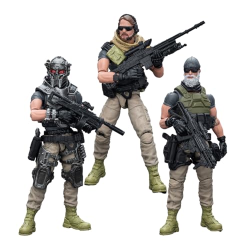 JoyToy 1:18 Scale 3Pack Sack Mercenaries Military Action Figure 10.6 cm Model Collection von LEBOO