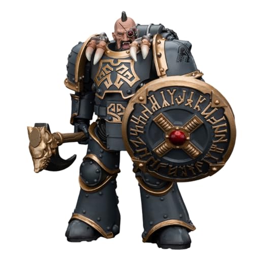 JoyToy Warhammer 30k The Horus Heresy Space Wolves 1:18 Scale Collectible Action Figure Space Wölves Grey Slayer Pack Huscarl von LEBOO