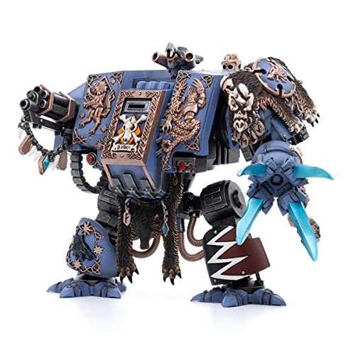 JoyToy Warhammer 40K 1/18 Space Wolves Bjorn The Fell-Handed Action Figure Mecha Military Warrior Joy Toy Models von LEBOO