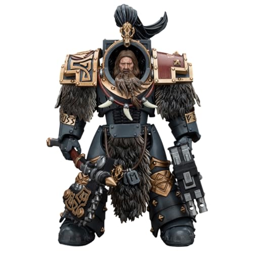 JoyToy Warhammer 40k The Horus Heresy Space Wolves 1:18 Scale Collectible Action Figure Space Wolves Varagyr Wolf Guard Squad Varagyr Terminator 2 von LEBOO