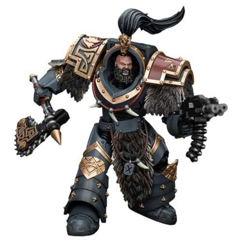 JoyToy Warhammer 40k The Horus Heresy Space Wolves 1:18 Scale Collectible Action Figure Varagyr Wolf Guard Squad Varagyr Thegn von LEBOO