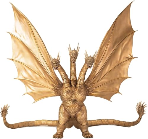 LEBOO Hiya Toys Godzilla vs. King Ghidorah – King Ghidorah Exquisite Basic Actionfigur, steht 33 cm EBG0280 für Kinder ab 15 Jahren von LEBOO