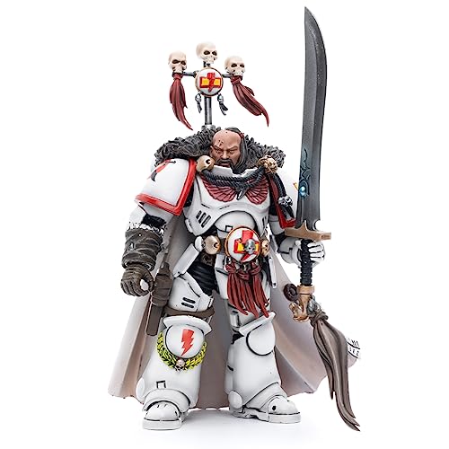 LEBOO JOYTOY Warhammer 40K 1/18 Action Figure White Scars Captain Kor'sarro Khan Warrior Joy toy figures von LEBOO