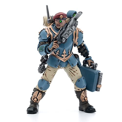 LEBOO JOYTOY Warhammer 40K 1/18 Actionfigur Astra Militarum Tempestus Scions Command Squad 55th Kappic Eagles Medic von LEBOO