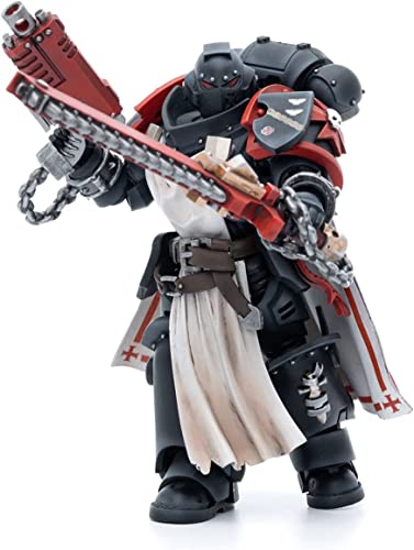 LEBOO JOYTOY Warhammer 40K 1/18 Actionfigur Schwarz Templer Schwert Brüder Harmund Joy Spielzeugfiguren von LEBOO