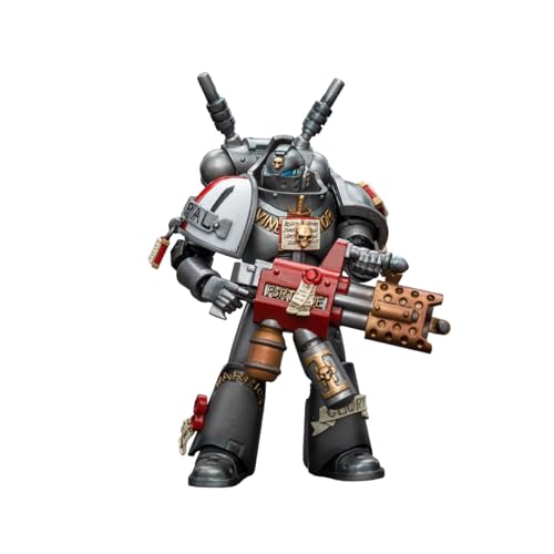 LEBOO JOYTOY Warhammer 40K Grey Knights Interceptor Squad Interceptor with Incinerator 1/18 Action Figure Warrior Joy Toy Collection Models von LEBOO