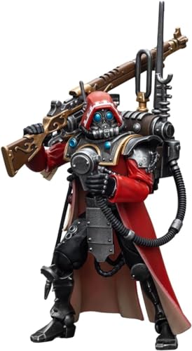 LEBOO JOYTOY Warhammer 40k Adeptus Mechanicus Skitarii Ranger mit Data-Tether Maßstab 1:18 Actionfigur Joy Toy Models von LEBOO