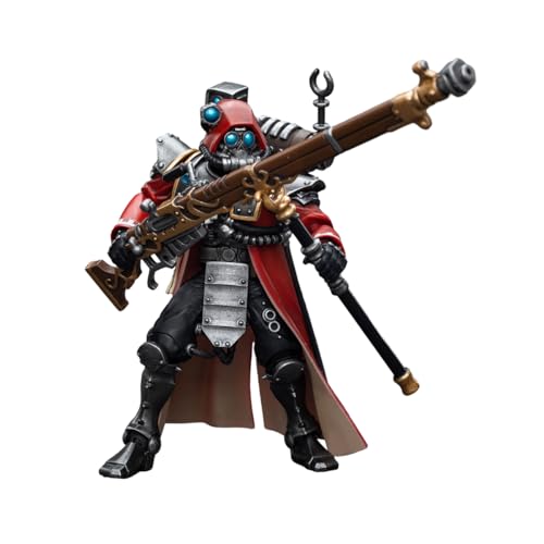 LEBOO JOYTOY Warhammer 40k Adeptus Mechanicus Skitarii Ranger mit transuranischem Arquebus Maßstab 1:18 Actionfigur Joy Toy Models von LEBOO