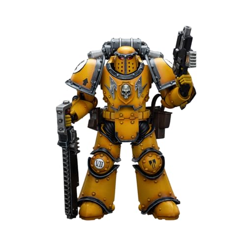 LEBOO JOYTOY Warhammer 40k Imperial Fists Legion MkIII Despoiler Squad Legion Despoiler mit Kettenschwert 12.2 cm Sammlerfigur von LEBOO