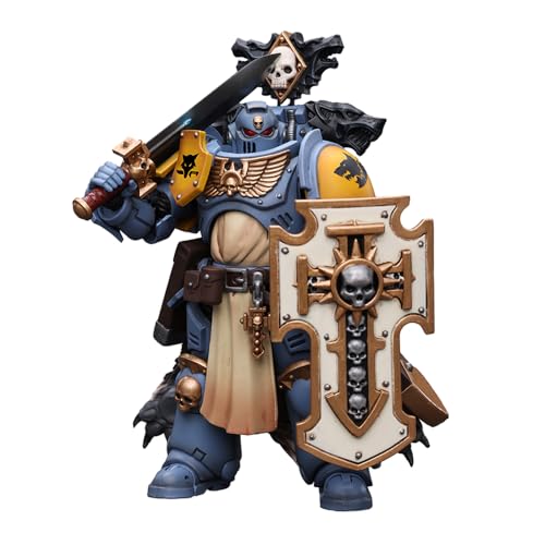 LEBOO JOYTOY Warhammer 40k Primaris Space Marines Space Wölfe Klingenschutz Veteran Joy Spielzeug 1/18 Actionfiguren von LEBOO