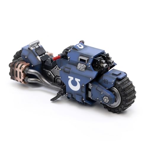 LEBOO JoyToy Warhammer 40k 1/18 Actionfigur Space Marines Ultramarines Outriders, Größe:22.1*8.4*7.8cm von LEBOO