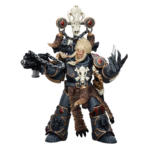 LEBOO JoyToy Warhammer The Horus Heresy Space Wolves Geigor Fell-Hand 13,5 cm Maßstab 1/18 Sammel-Actionfigur von LEBOO