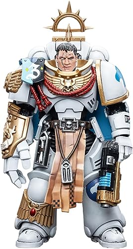 LEBOO JoyToy × Warhammer 40k 1/18 Actionfigur Space Marines White Consuls Captain Messinius Joy Toy Figuren von LEBOO