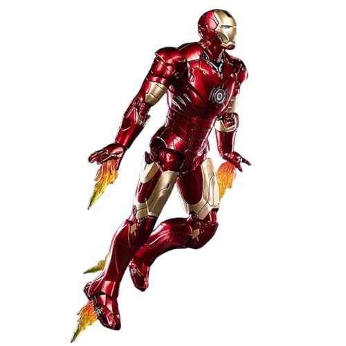 LEBOO ZD 7 Zoll Ironman MK3, Actionfigur im Maßstab 1/10, Movice-Stil, exquisite Malerei mit vollem Zubehör von LEBOO