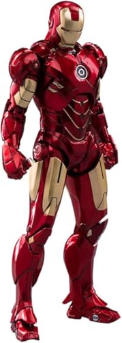 LEBOO ZD 7 Zoll Ironman MK4 Actionfigur im Maßstab 1/10 Movice Style, exquisite Malerei mit vollem Zubehör von LEBOO