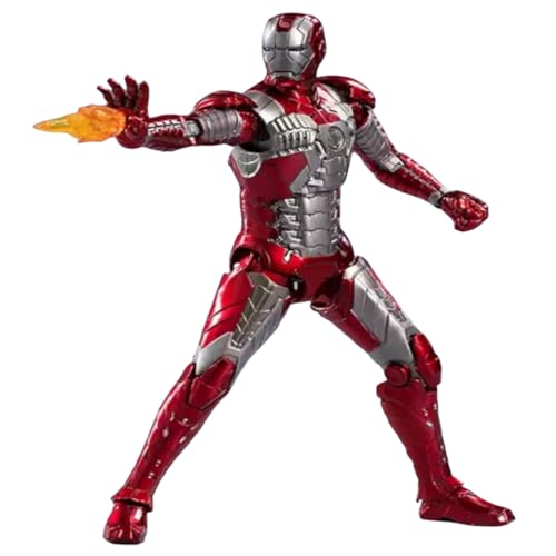 LEBOO ZD 7 Zoll Ironman MK5, Actionfigur im Maßstab 1/10, Movice-Stil, exquisite Malerei mit vollem Zubehör von LEBOO