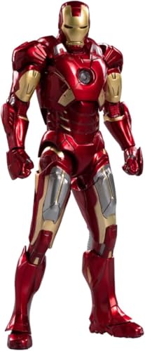 LEBOO ZD 7 Zoll Ironman MK7 Actionfigur im Maßstab 1/10 Movice Style, exquisite Malerei mit vollem Zubehör von LEBOO