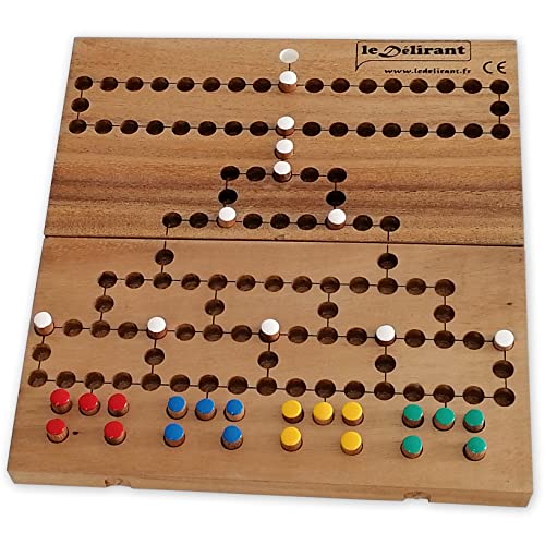 Barricade oder Malefiz, Gesellschaftsspiel für 2 bis 4 Spieler ab 6 Jahren. Handwerkliche Herstellung aus massivem Akazienholz, umweltfreundlich, CE-Normen. Faltbares Spielbrett mit Ablagefächern. Barricade oder Malefiz, Gesellschaftsspiel für 2 bis 4 Spieler ab 6 Jahren. Handwerkliche Herstellung aus massivem Akazienholz, umweltfreundlich, CE-Normen. Faltbares Spielbrett mit Ablagefächern. von LEDELIRANT