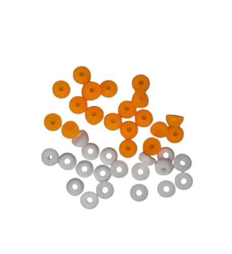 10 Sets Leefai Pro Bushing, Orange and White, etwas härter im Vergleich zu den G1-Buchsen von LEEFAI