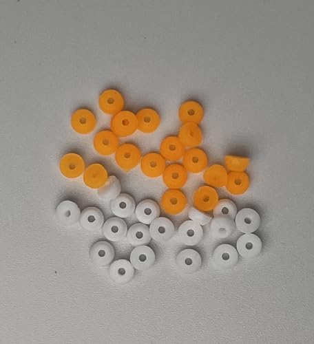 10 Sets Leefai Pro Bushing, Orange and White, etwas härter im Vergleich zu den G1-Buchsen von LEEFAI