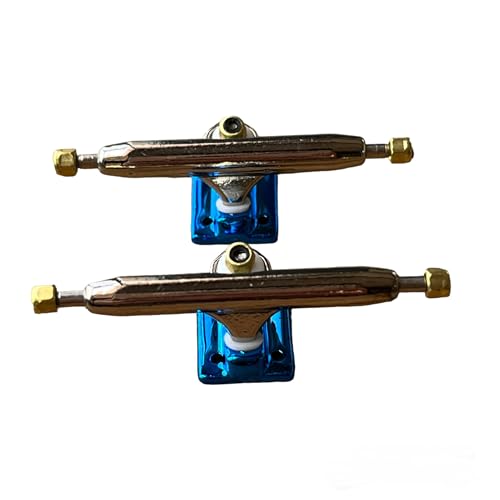 LEEFAI Pro Griffbrett-Achsen, 32/34/36 mm, 4,0 Pro Finger skateboard Trucks (Achsen)-Grundplatte, Farbe und Größe (34 mm, Blau) von LEEFAI