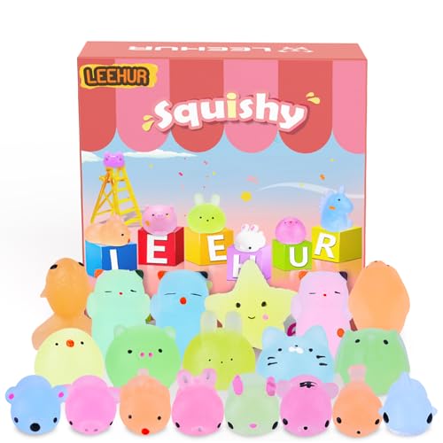 Squishy Leuchtend 30 Stück Mini Squeeze Spielzeug Mochi Squishies Fluoreszierende Squeeze Kawaii Anti Stress Spielzeug Party Geschenke Dekoration für Jungen und Mädchen, Zufälliger Stil und Farbe Squishy Leuchtend 30 Stück Mini Squeeze Spielzeug Mochi Squishies Fluoreszierende Squeeze Kawaii Anti Stress Spielzeug Party Geschenke Dekoration für Jungen und Mädchen, Zufälliger Stil und Farbe von LEEHUR