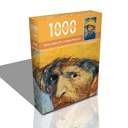 LEEINTO 1000-teiliges 70 X 50 cm Großes Schwieriges Puzzle Mit Farbenfrohen Kunstwerken Dicken Teilen Herausfordernden Familienaktivitätspuzzles Kunst 1000 Teile Für Kinder Und Erwachsene von LEEINTO