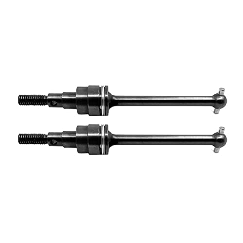 LEEINTO 2Pcs Front Harden Metall Joint Drive Swing Wellen CVD Für Modell Auto 1/10 CC01 CC-01 Upgrade Getriebe Koppler von LEEINTO