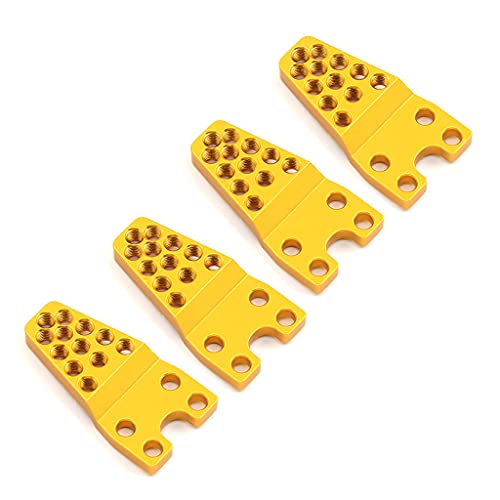 LEEINTO 4 PCS Fernbedienung Modell Auto Für 1/10 Auto Spielzeug Metall Hergestellt Für SCX10 D90 Kit von LEEINTO