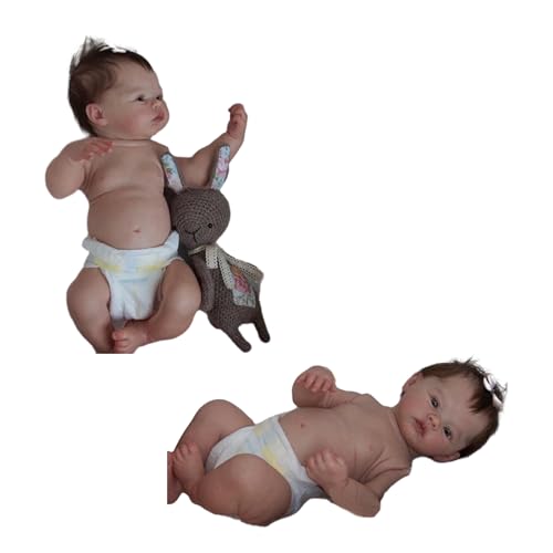 LEEINTO 49 cm Realistisches Stofftier Mit Schönem Gesicht Lebensähnliches Pädagogisches Reborns BoutiqueCollection Kinderpartygeschenk Lebensähnliches Spielzeug von LEEINTO