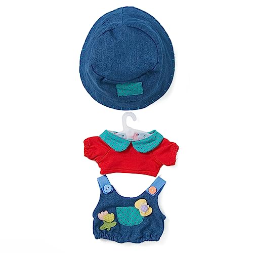 LEEINTO 8'' Plüschkleidung Für 20 cm Große Baumwoll Reborns Lebensähnlicher Stoffpuppen Outfit Anzug Mit Und Hose Koreanisches Accessoire Outfit Für Babypuppen von LEEINTO