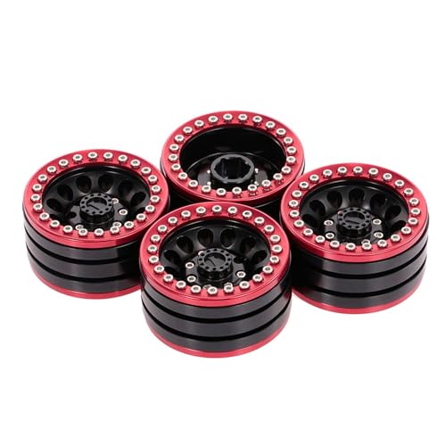 LEEINTO Beadlock Tires 4 Stück Metall Micro Crawler Reifen Für HSP Redcat SCX10 HPI Reifendruckmesser Digital Für Autos LKW Autoreifen Luftkompressor Heavy Duty von LEEINTO