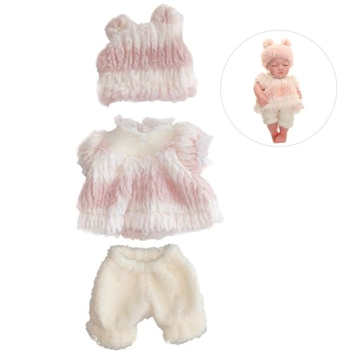 LEEINTO Kleider Up Kleidung Baby Mütze + T Shirt & Kurze Hosen Spielzeug Geeignet Für 30 cm Realistische Mehrere Farben Können Wählen Kostüm Für 30 cm Kostüm Für Frauen von LEEINTO