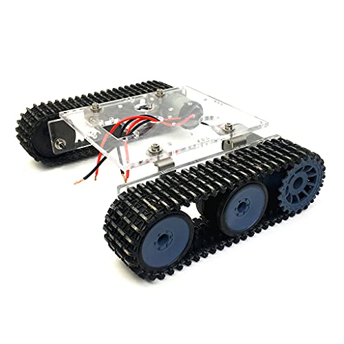 LEEINTO Lade Drift Modell Auto Neuheit Fahrzeug Für Tank Roboter Chassis Economy Fahrzeug Auto Tank Chassis Roboter von LEEINTO