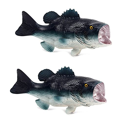 LEEINTO Meerestier Simulation Barsch Figuren Figure Sammeln Spielzeug Figur Figuren Kinder Erkenntnis Spielzeug Geschenk Simulierte Fisch Modell von LEEINTO