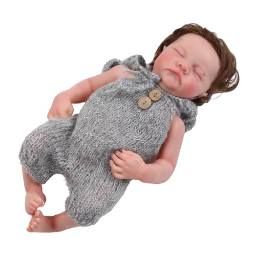 LEEINTO Realistische Reborns Baby 18 Zoll Säuglingssilikonkörper Junge Mädchen Baby Keine Kleidung Und Zubehör Geschenkset Reborns Junge Mädchen Silikon Ganzkörper Niedlicher Realistischer Look von LEEINTO