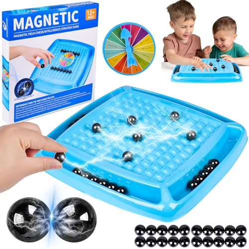 Magnetisches Schachspiel, Schach Magnetisch, Schachbrett Magnetisch, lustiges Tisch-Strategie-Magnetspiel für Kinder und Erwachsene, Partyzubehör für Familientreffen und Reisen von LEEWENYAN