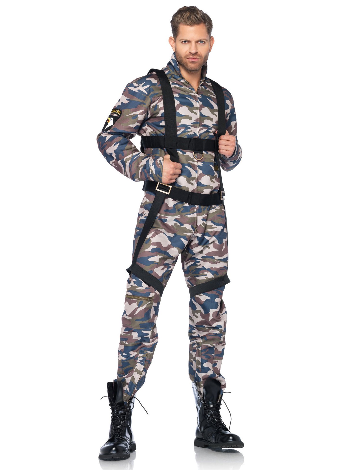 Fallschirmjäger Soldat Kostüm camouflage von LEG-AVENUE