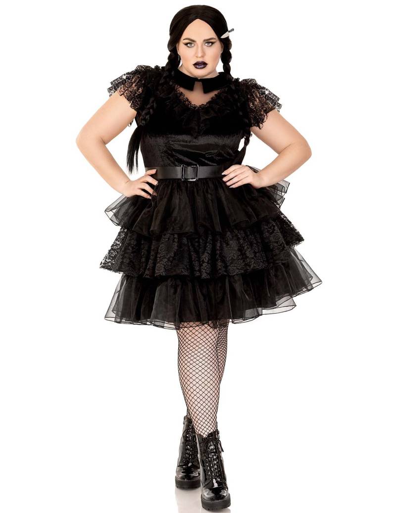 Gothic Rebellen Kostüm in Plus Size für Damen von LEG-AVENUE