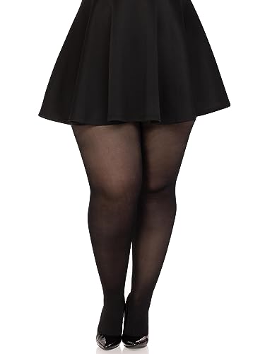 LEG AVENUE 0992Q - Plus Size Pantyhose, Übergröße (Schwarz) von LEG AVENUE