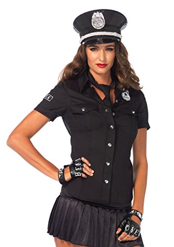 LEG AVENUE 2640 - Police Shirt , Größe S (Schwarz) von LEG AVENUE