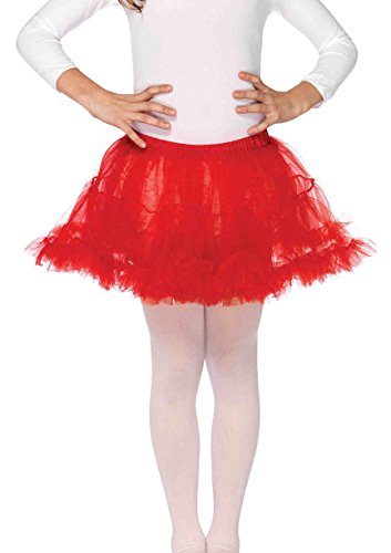 LEG AVENUE 4894 - Einfacher Petticoat, Größe S/M, rot von LEG AVENUE