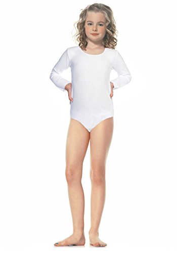 LEG AVENUE 73011 - Kinder Bodysuit, Größe 110-116, weiß von LEG AVENUE